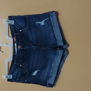 Denim shorts